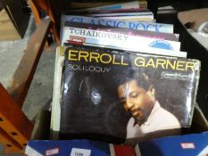 A box of various LPs to include Motown, Jazz, Classical, etc