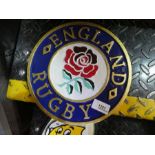 England Rugby plaque