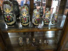 Large set of vintage Russian Dolls