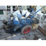 Vintage Landmaster rotavators Villiers engine with attachments and spares