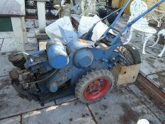 Vintage Landmaster rotavators Villiers engine with attachments and spares