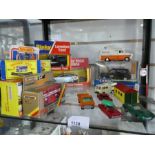 Selection of mostly boxed die cast vehicles. (Dinky and Matchbox)