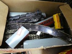 A selection of Hornby engine and tracks, etc