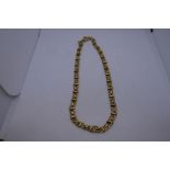18ct yellow gold necklace marked 750 approx 46cm, 17.3g