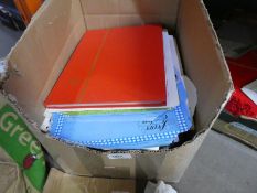 Box of mixed stamps, stock books etc