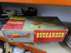 Boxed vintage FROC 'Buccaneer' model aeroplane