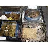 A quantity of 20th century coinage