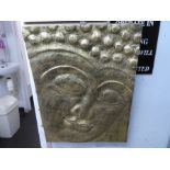 Meditating Buddha wall plaque