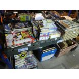 Four boxes of Comics, Horrible Histories books and others