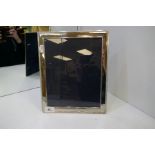 A large silver photoframe hallmarked Sheffield 1997, Carr's of Sheffield Ltd., 30cm x 25cm approx