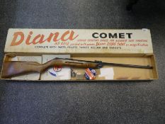 Diana Comet shooting set including Model 25  .22 calibre Air Rifle