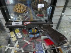 Vintage Webley and Scott senior air pistol with bakelite grips