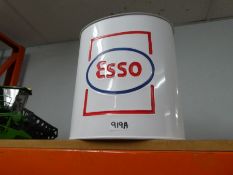 Oval Esso petrol can