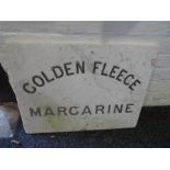 A marble sign for Golden Fleece Margarine, 56cms