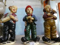 Three models of Clown band