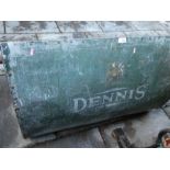 Vintage green painted Dennis lawnmower bucket