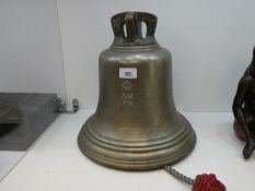A WWII Air Ministry, possibly RAF Scramble bell stamped AM 1940, diameter 32.5cm