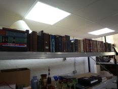 A shelf of medicine related books, 19th and 20th Century.