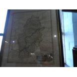 Two 19th Century maps of Westmoreland and Nottinghamshire, one engraved by J. Cary