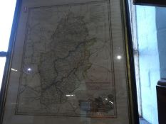 Two 19th Century maps of Westmoreland and Nottinghamshire, one engraved by J. Cary