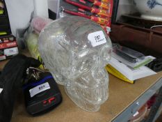 Glass skull