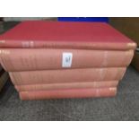 Victoria County History (VCH) of Buckinghamshire. Complete 5 volume set with index, red cloth. Very