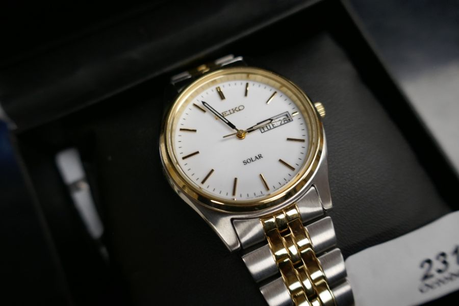 Boxed Seiko gents wristwatch - Image 4 of 4