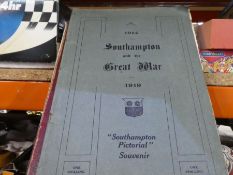 1914-1919 Southampton and The Great War pictorial book and album cuttings on various Royal scenes