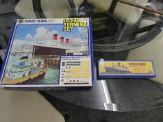 Two vintage ships - Liners - including Dinky No 52