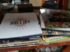 Selection of various LPs 'The Hollies' and programmes