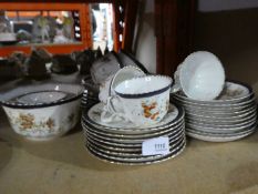 Royal Albert crown china, cups, saucers, bowls etc