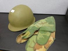 U.S.A. - Mk 1 pattern Army helmet and liner and camouflage cover