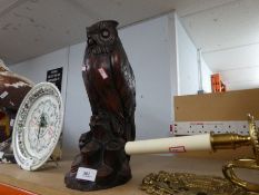 A large figure of an Owl by Prior Castings