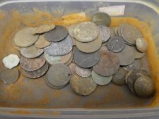 A small quantity of metal detectorist finds, mainly coins