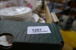 A tray of Coalport and Paragon tea and coffee ware