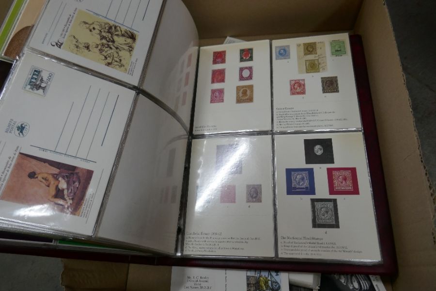 Box of Post Office cards in albums and some loose - Image 8 of 9