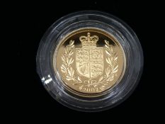22ct '2002 United Kingdom Gold Proof Sovereign' for the Queen's Golden Jubilee in No. 09192, in pres