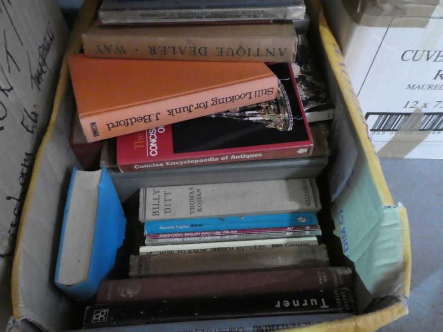 Three boxes of books including woodworking and antique furniture etc. - Image 4 of 10