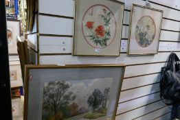 A large selection of pictures and prints of landscapes and oriental frames