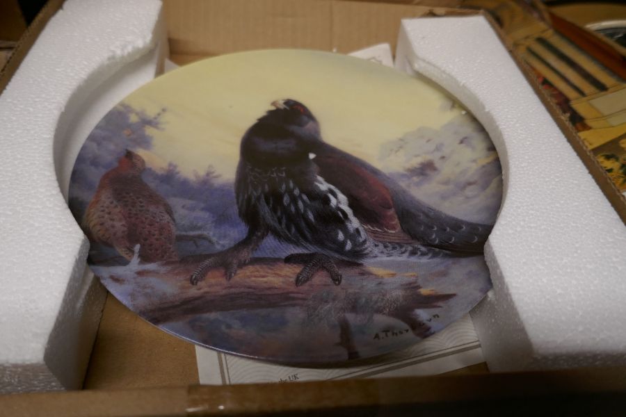 Three boxes containing collectors plates of various themes etc. - Image 10 of 10