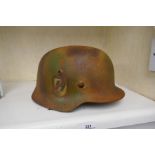 An old German helmet, possible World War II