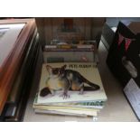 Quantity of cigarette cards albums including John Players Military Uniforms etc