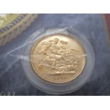 22ct yellow gold '2000' Full Sovereign, Elizabeth and George and The Dragon, still in presentation p
