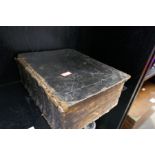 An early 18th century Bible printed by Freeman Collins including a quantity of plates throughout the
