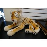 Steiff, a large Lying Tiger, 73cm