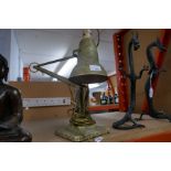 Vintage metal angle poise lamp