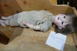 An Armand Marseille, 390, bisque head doll
