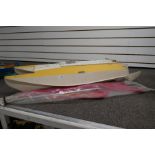 Remote Control model Catamaran complete with sails and all internal workings, 109cm including rudder