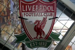 Liverpool football plaque