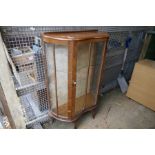 Two Retro glass fronted display cabinets